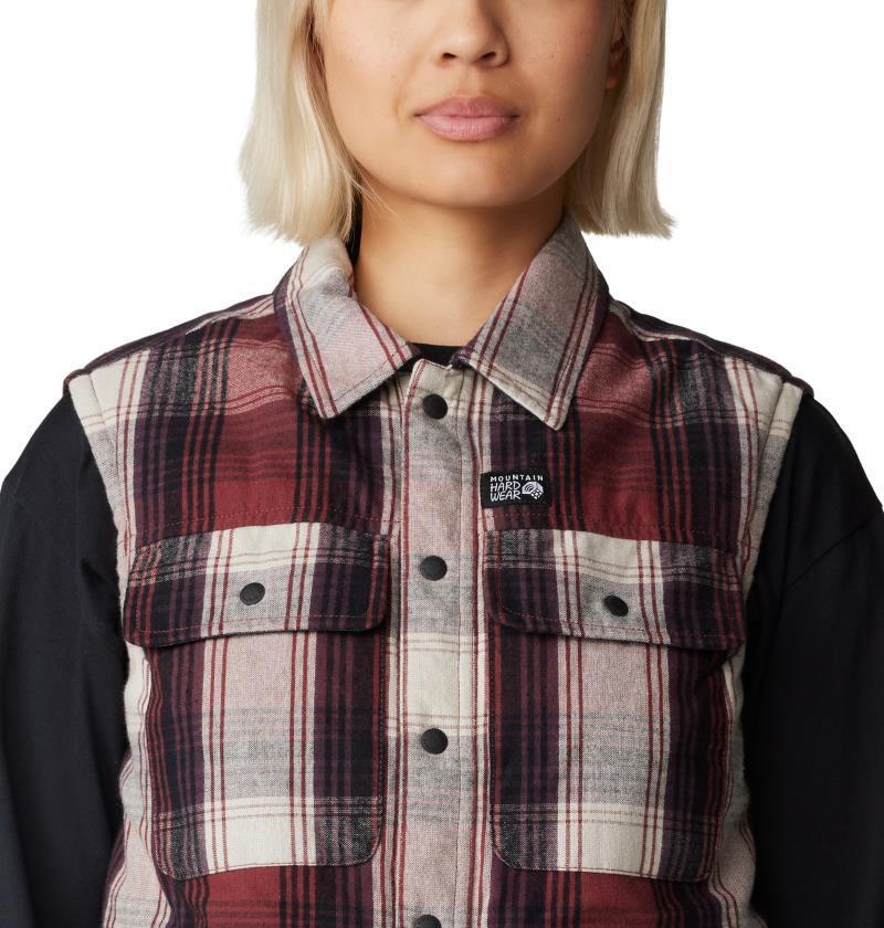 Dolores Insulated Flannel Vest - Womens - pluot starlights plaid 1