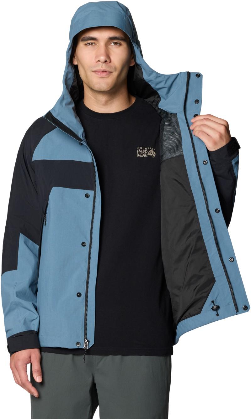Dry Times Hooded Jacket - Mens - adriatic blue / black 1