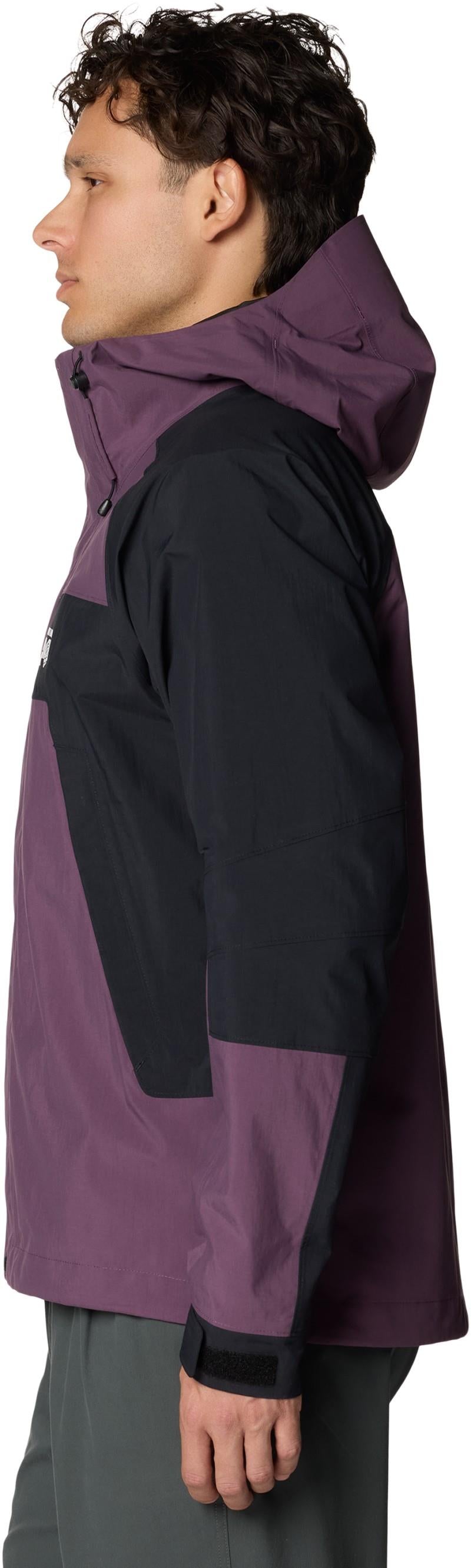 Dry Times Hooded Jacket - Mens - dusty purple / black 1