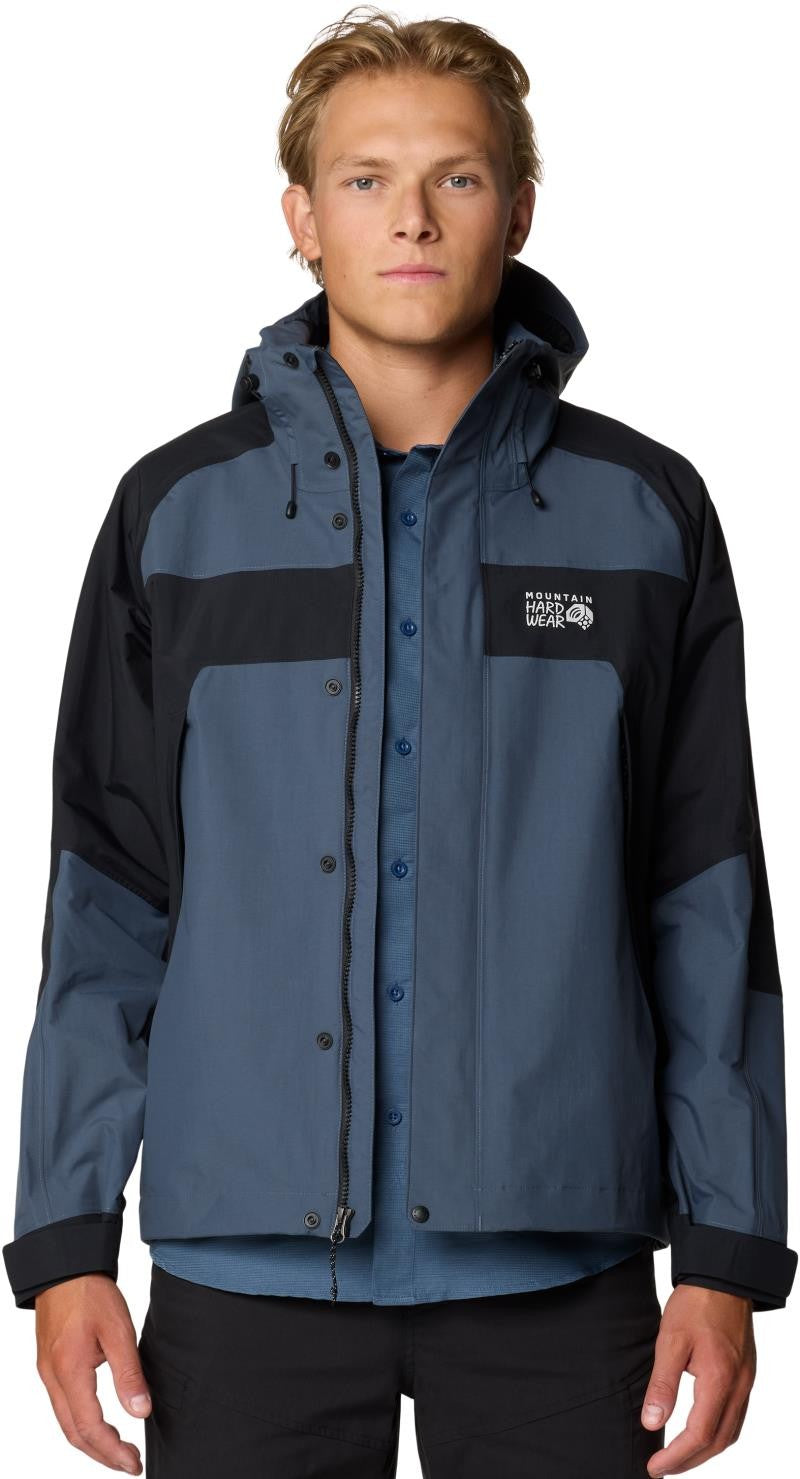 Dry Times Hooded Jacket - Mens - moon blue / black 1