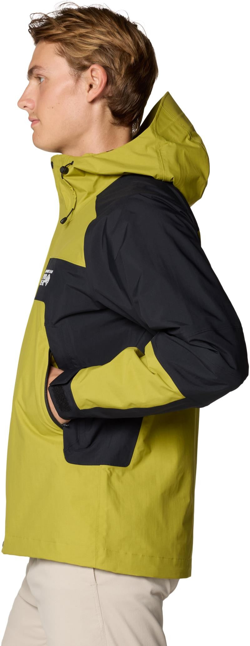 Dry Times Hooded Jacket - Mens - moon moss / black 1