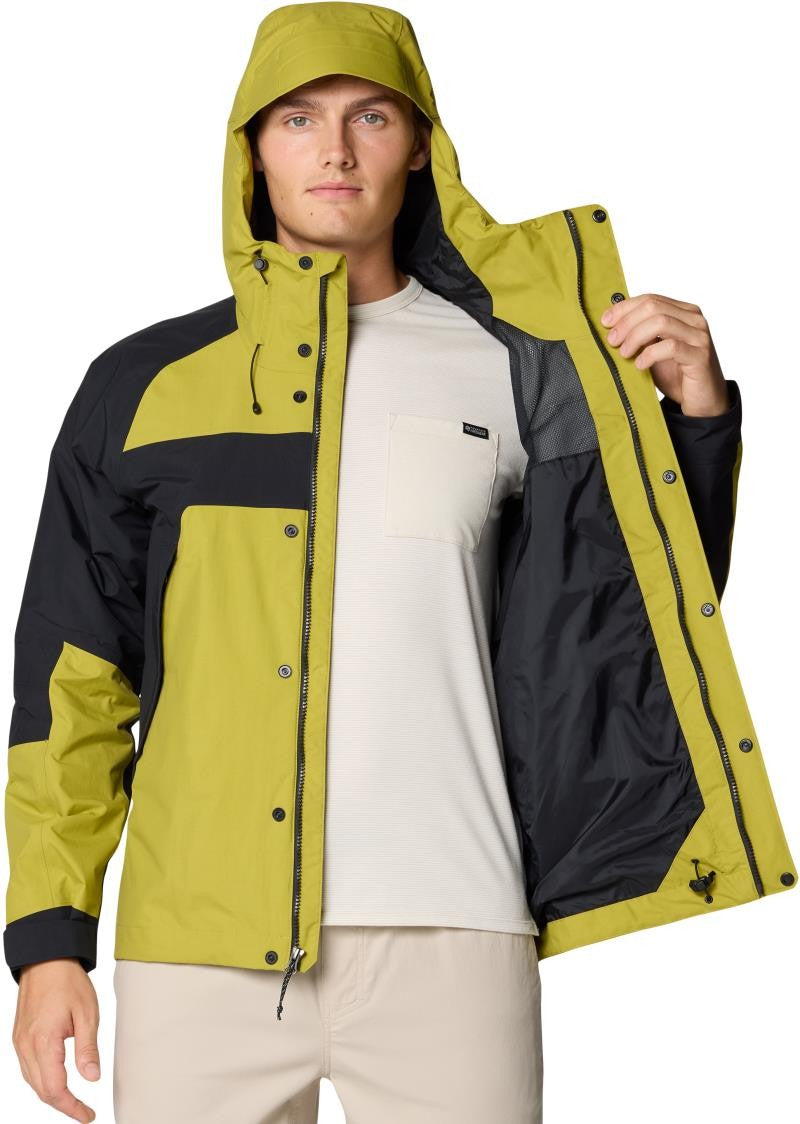 Dry Times Hooded Jacket - Mens - moon moss / black 1