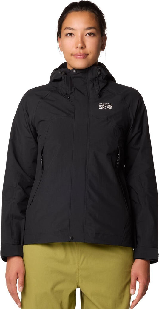 Dry Times Hooded Jacket - Womens - black 1