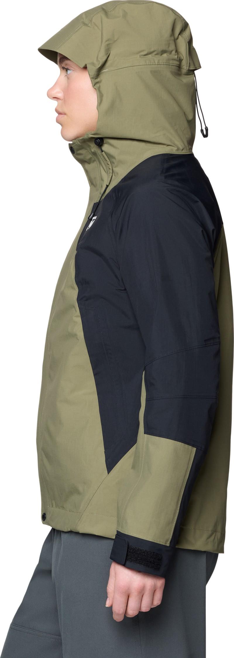 Dry Times Hooded Jacket - Womens - mission olive / black 1