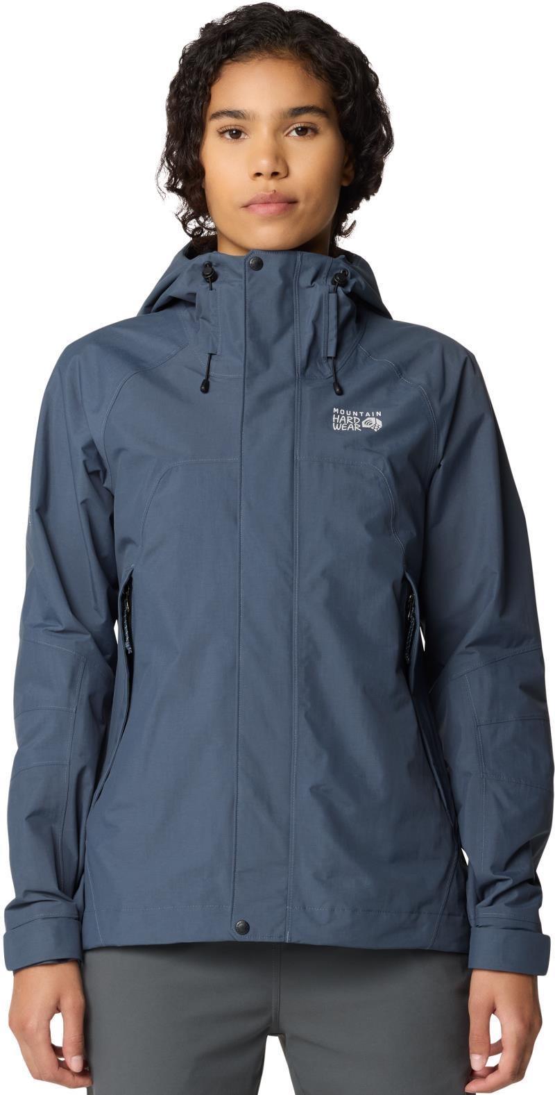 Dry Times Hooded Jacket - Womens - moon blue 1