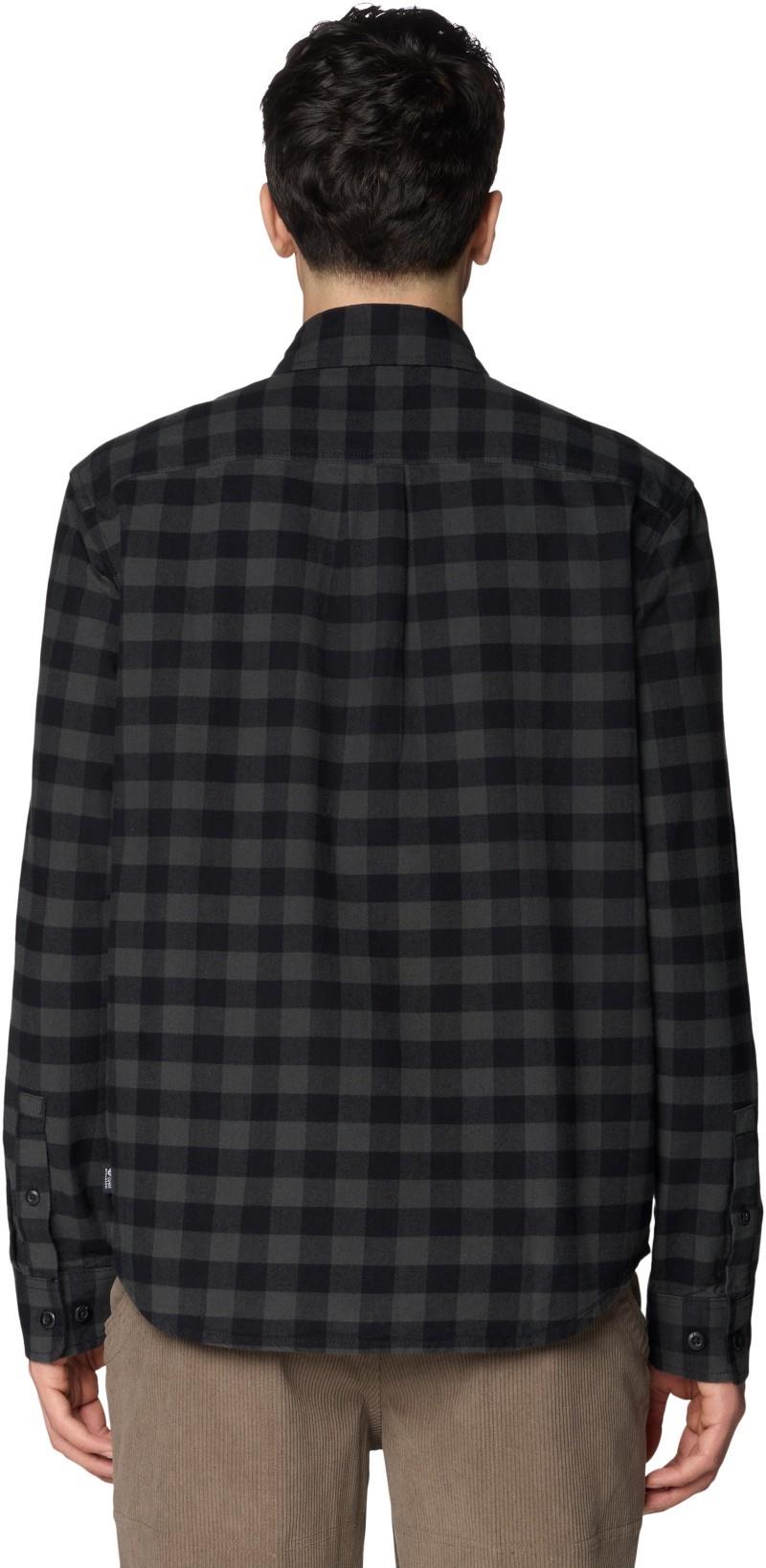 Dusk Creek LS Flannel Shirt - Mens - black mini buffalo check 1
