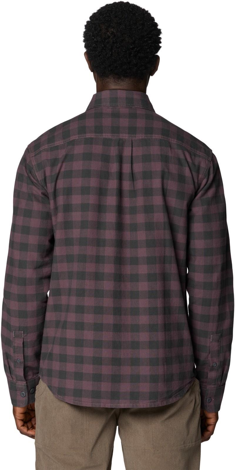 Dusk Creek LS Flannel Shirt - Mens - purple sage mini buffalo check 1