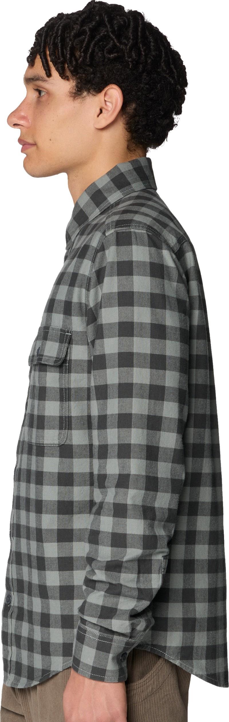 Dusk Creek LS Flannel Shirt - Mens - wet stone mini buffalo check 1