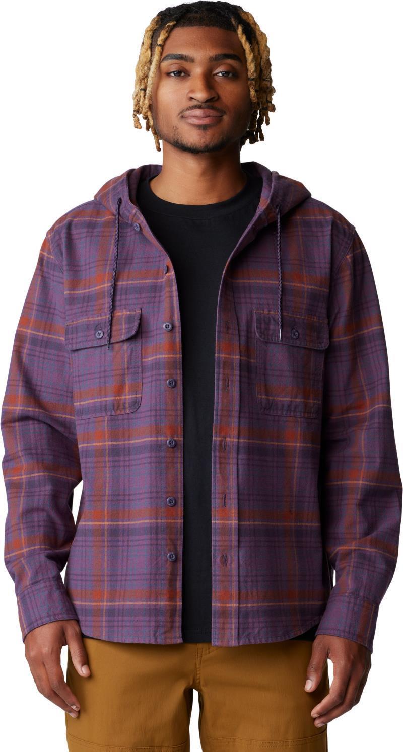 Dusk Creek LS Hooded Shirt - Mens - Blurple Bowline Plaid 3