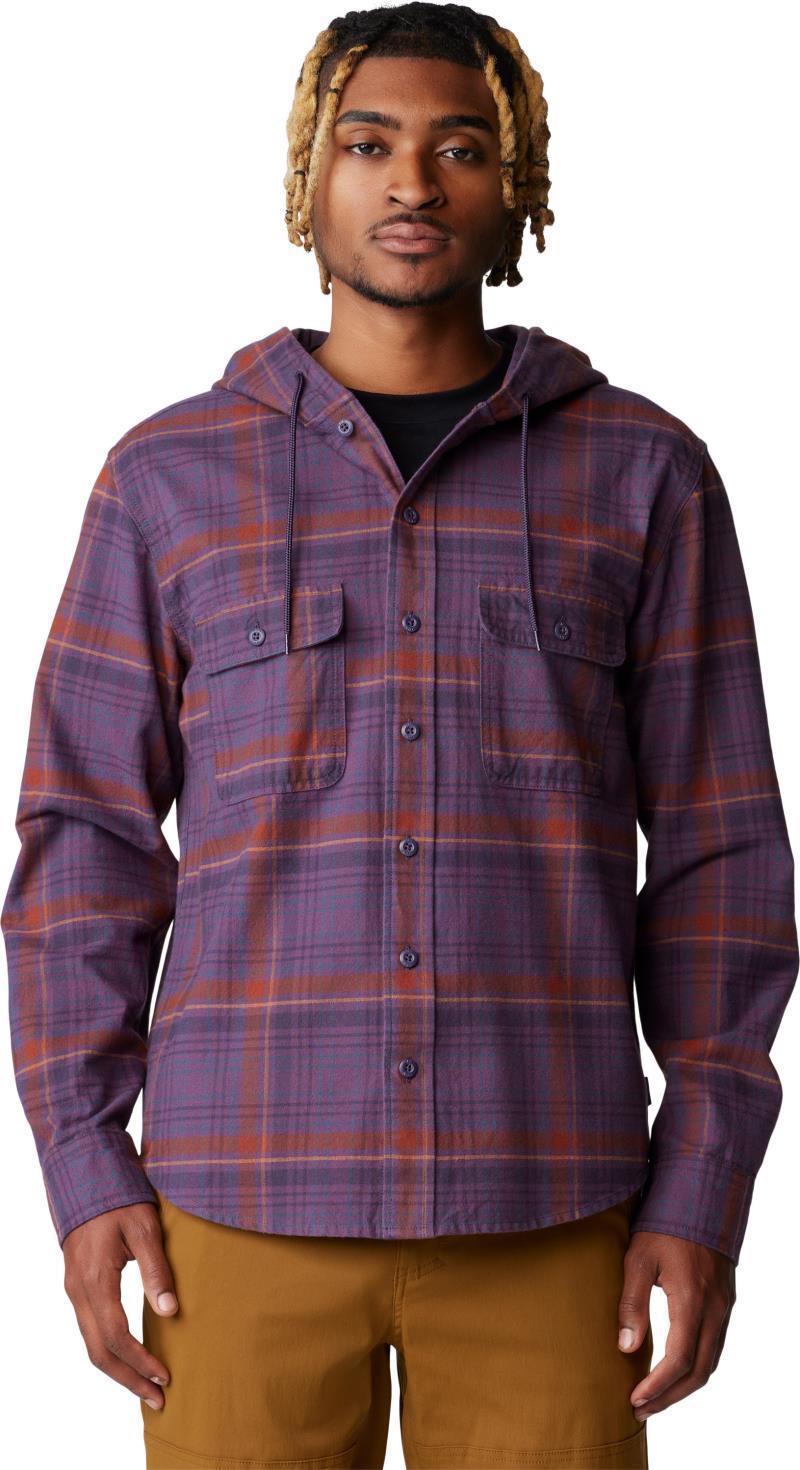 Dusk Creek LS Hooded Shirt - Mens - Blurple Bowline Plaid 4