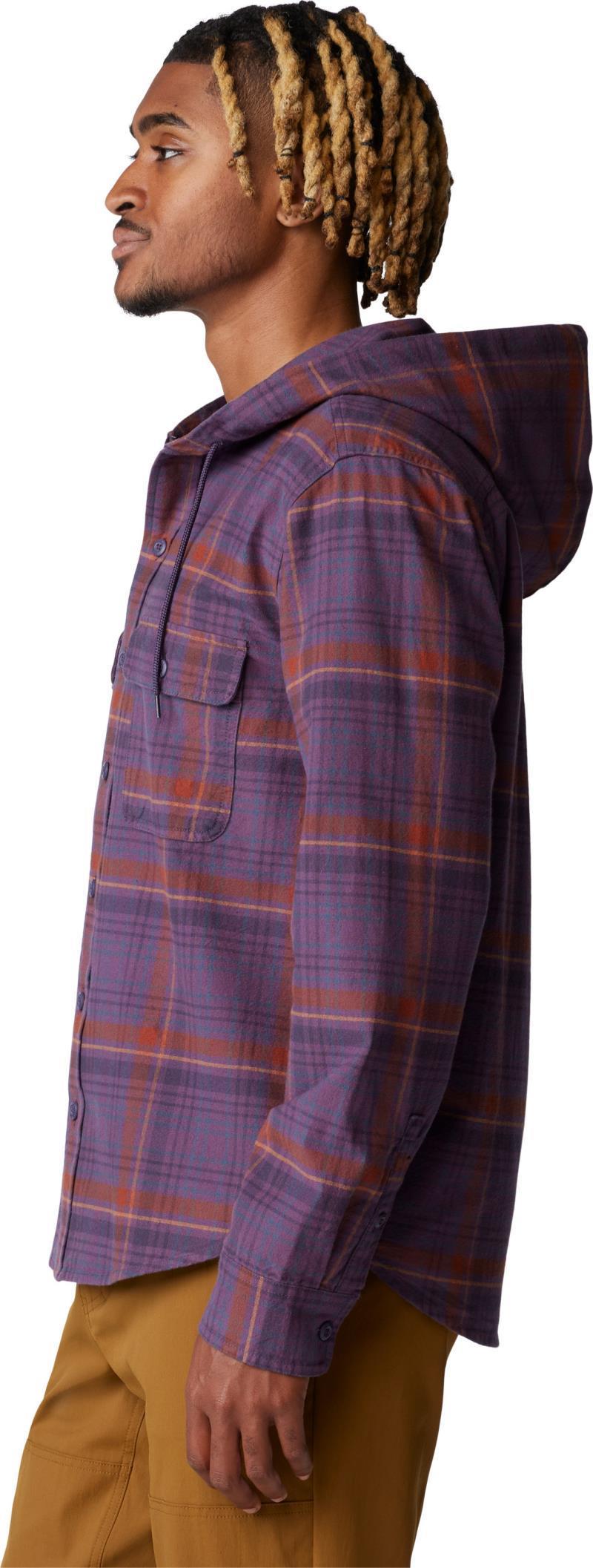 Dusk Creek LS Hooded Shirt - Mens - Blurple Bowline Plaid 7