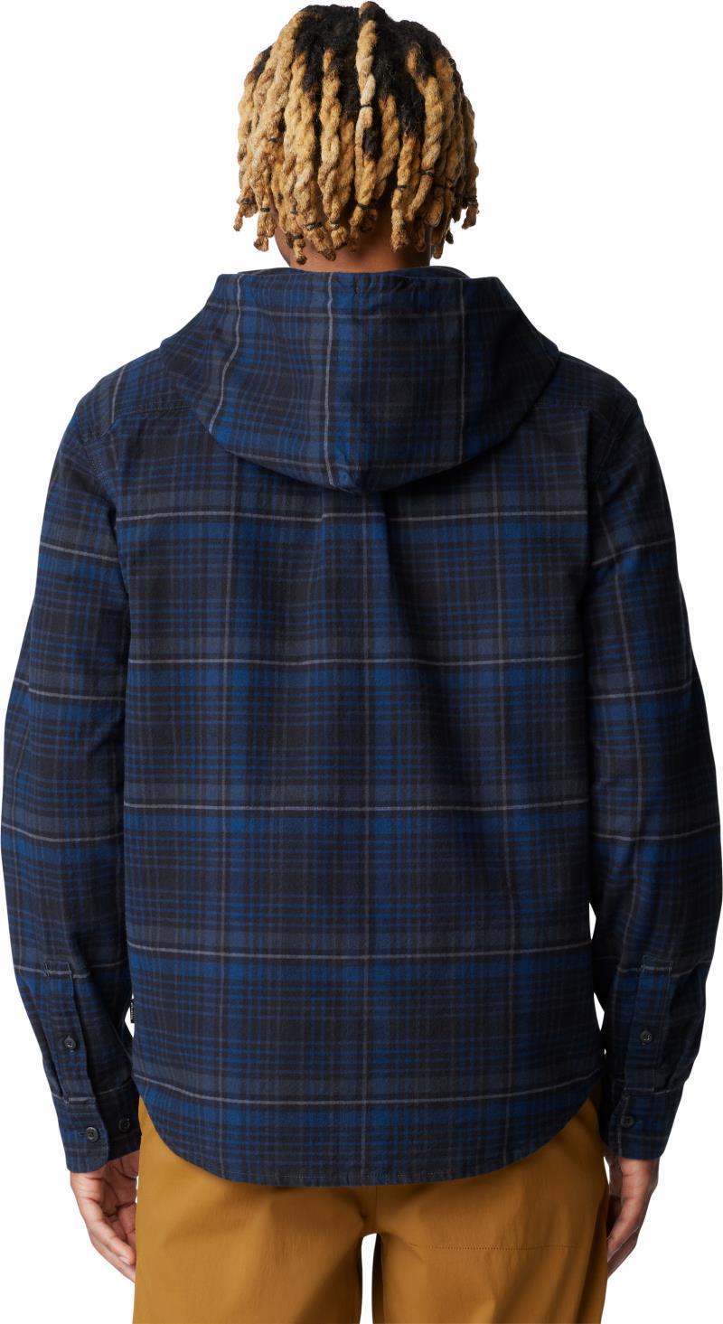 Dusk Creek LS Hooded Shirt - Mens - Dark Storm Bowline Plaid 2
