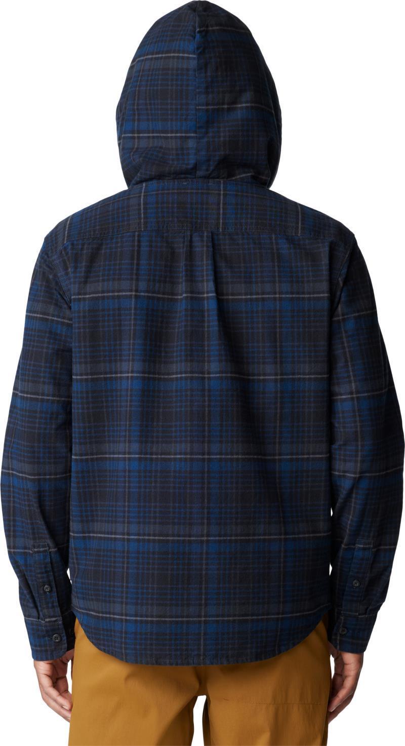 Dusk Creek LS Hooded Shirt - Mens - Dark Storm Bowline Plaid 5