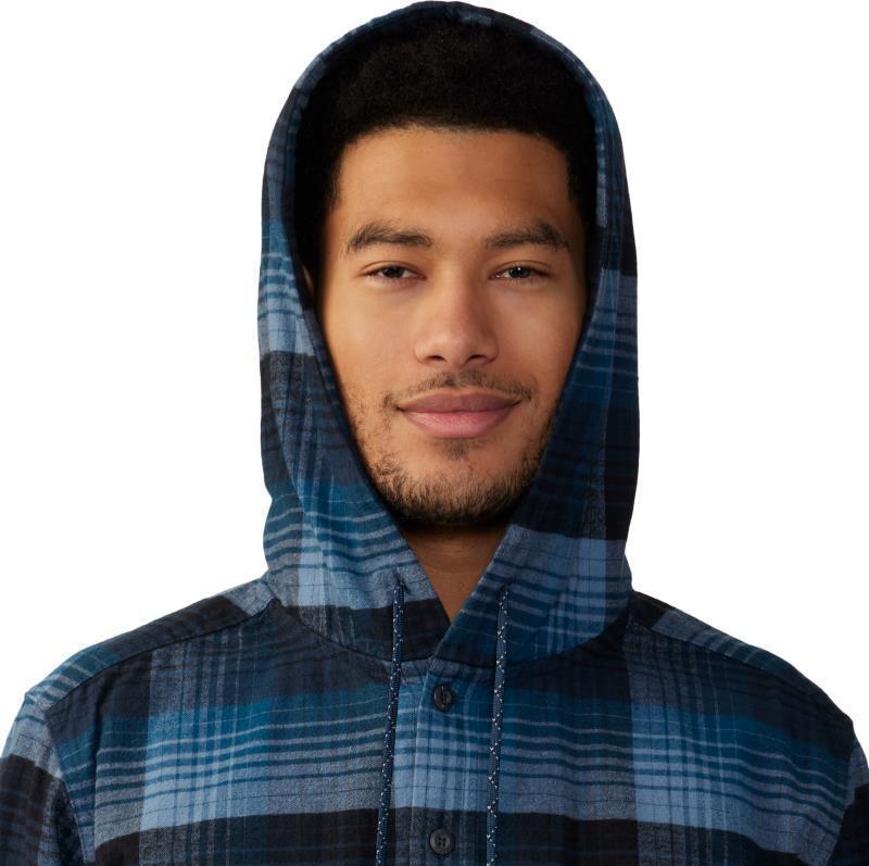 Dusk Creek LS Hooded Shirt - Mens - Hardwear Navy Glass House Plaid 5