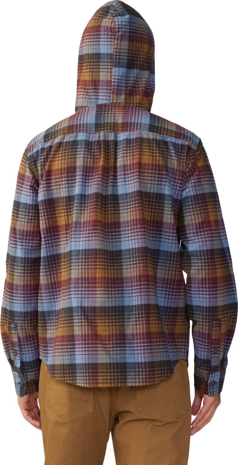 Dusk Creek LS Hooded Shirt - Mens - Washed Raisin Glass House Plaid 4