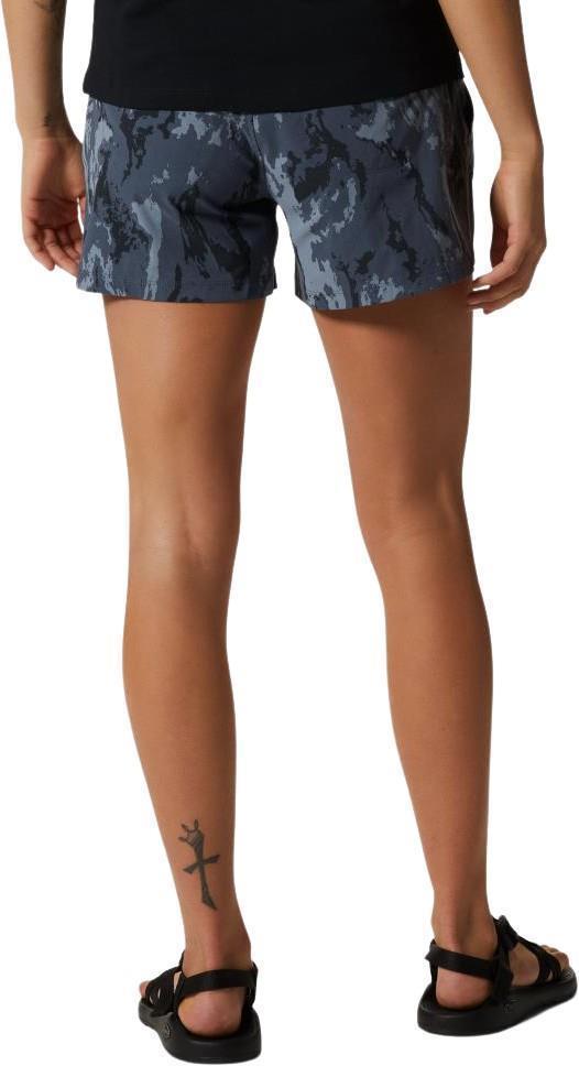 Dynama/2 Shorts, Long - Womens - Blue Slate Crag Camo Print 3