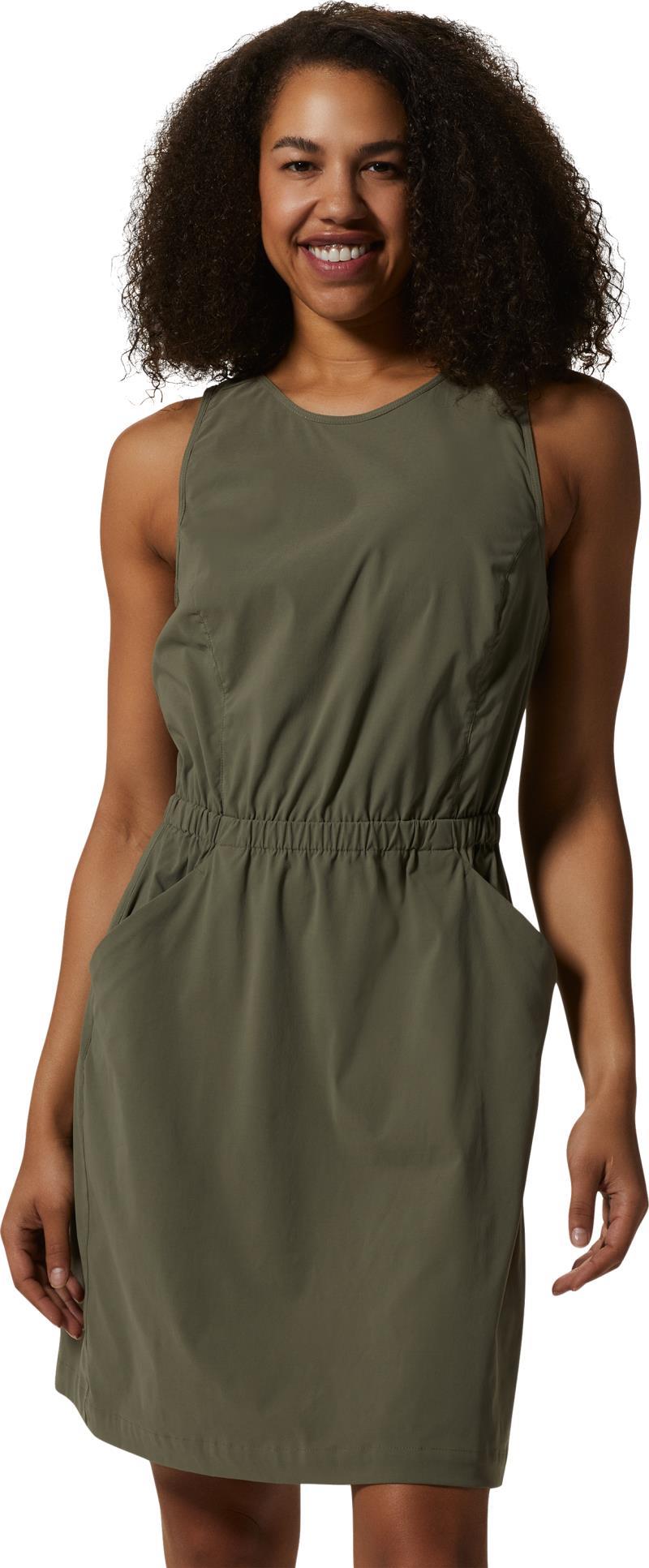 Dynama/2 Tank Dress - Stone Green 1