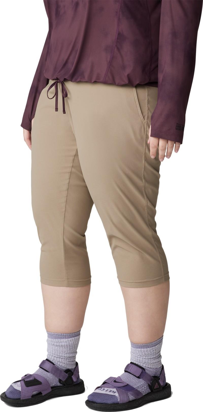 Dynama Capris, Extended - Womens - khaki 1