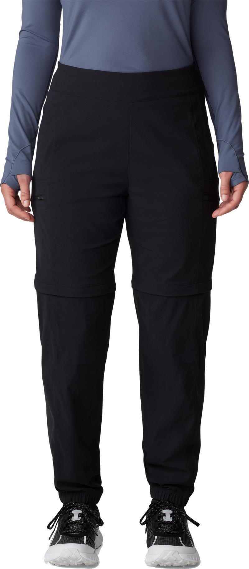 Dynama Convertible Pants, Reg - Womens - black 1