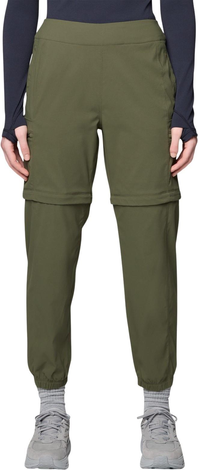 Dynama Convertible Utility Joggers - Womens - dark pine 1