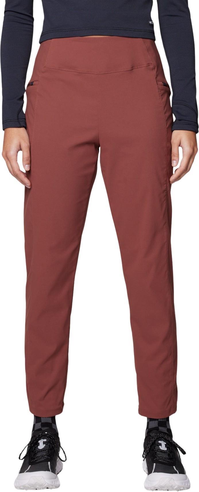 Dynama High Rise Ankle Pants - Womens - bourbon brown 1