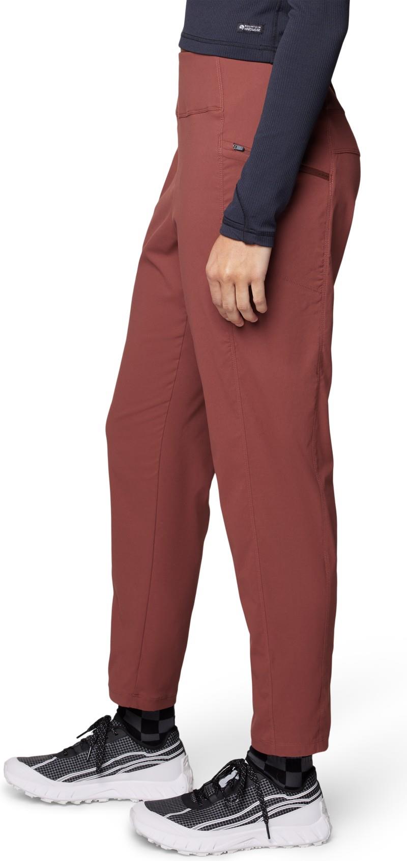 Dynama High Rise Ankle Pants - Womens - bourbon brown 1