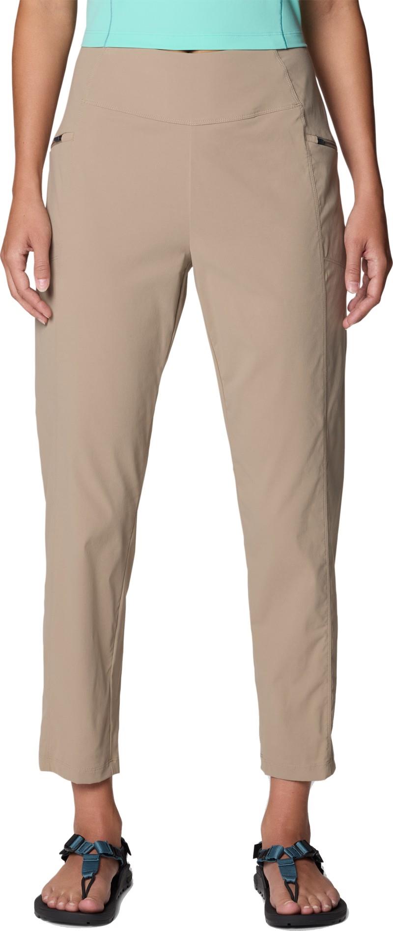 Dynama High Rise Ankle Pants - Womens - khaki 1