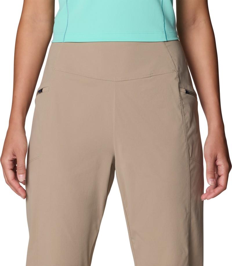 Dynama High Rise Ankle Pants - Womens - khaki 1
