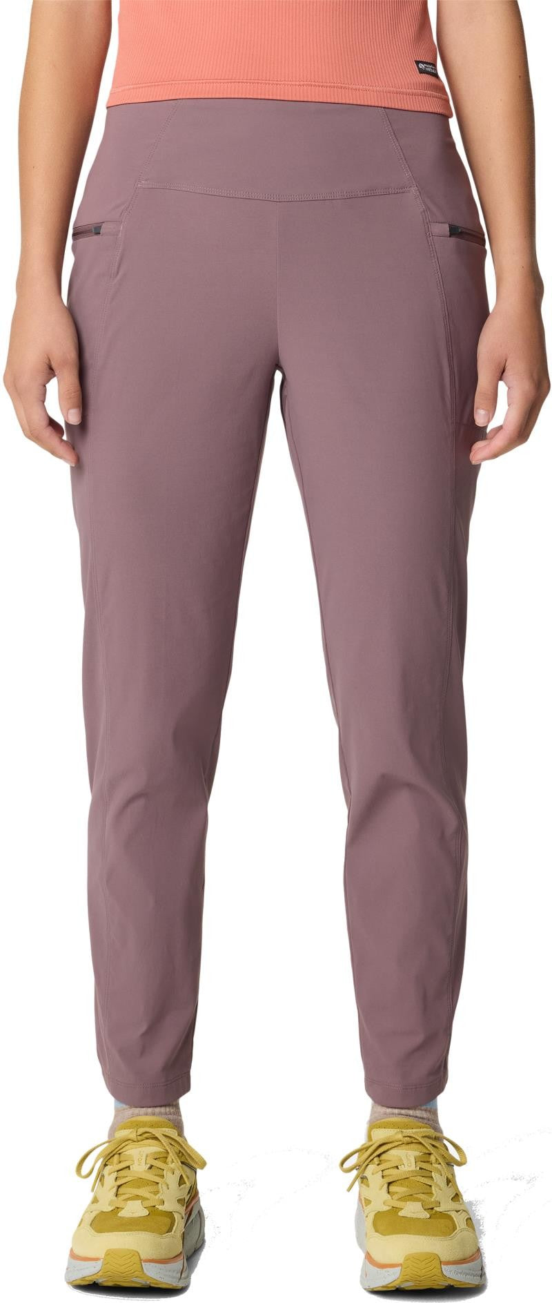 Dynama High Rise Ankle Pants - Womens - warm ash 1