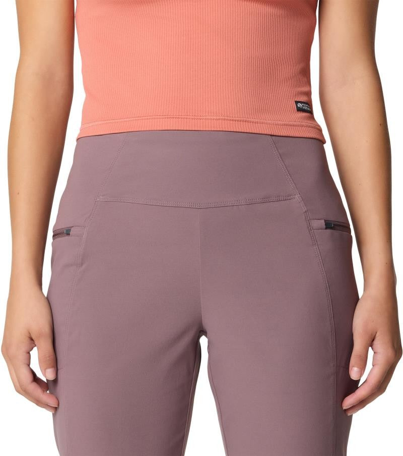 Dynama High Rise Ankle Pants - Womens - warm ash 1