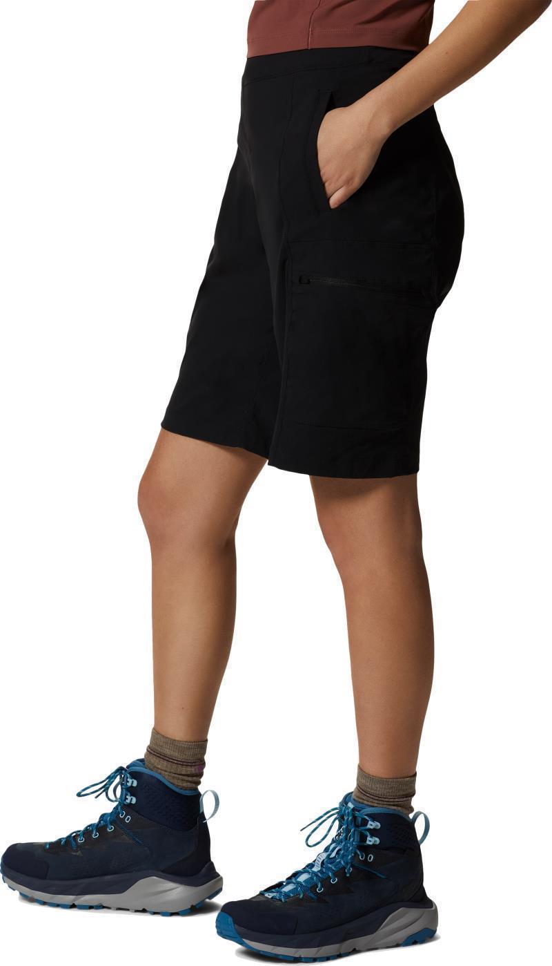 Dynama High Rise Bermuda Shorts, 9" Inseam - Womens - Black 4