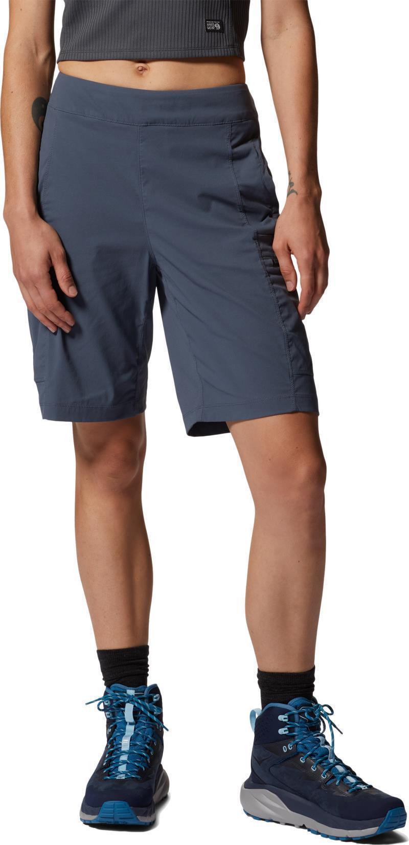 Dynama High Rise Bermuda Shorts, 9" Inseam - Womens - Blue Slate 3