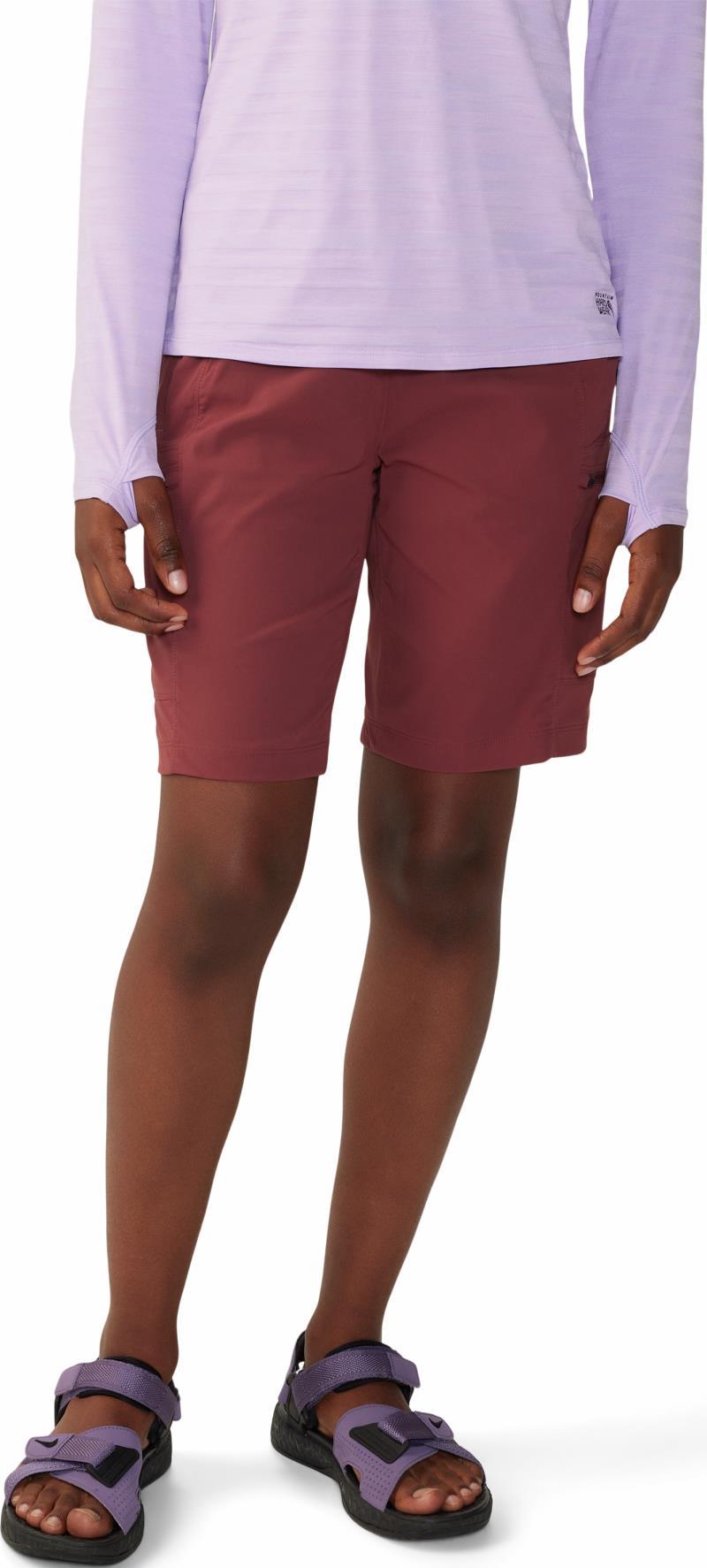Dynama High Rise Bermuda Shorts, 9" Inseam - Womens - Pluot 2