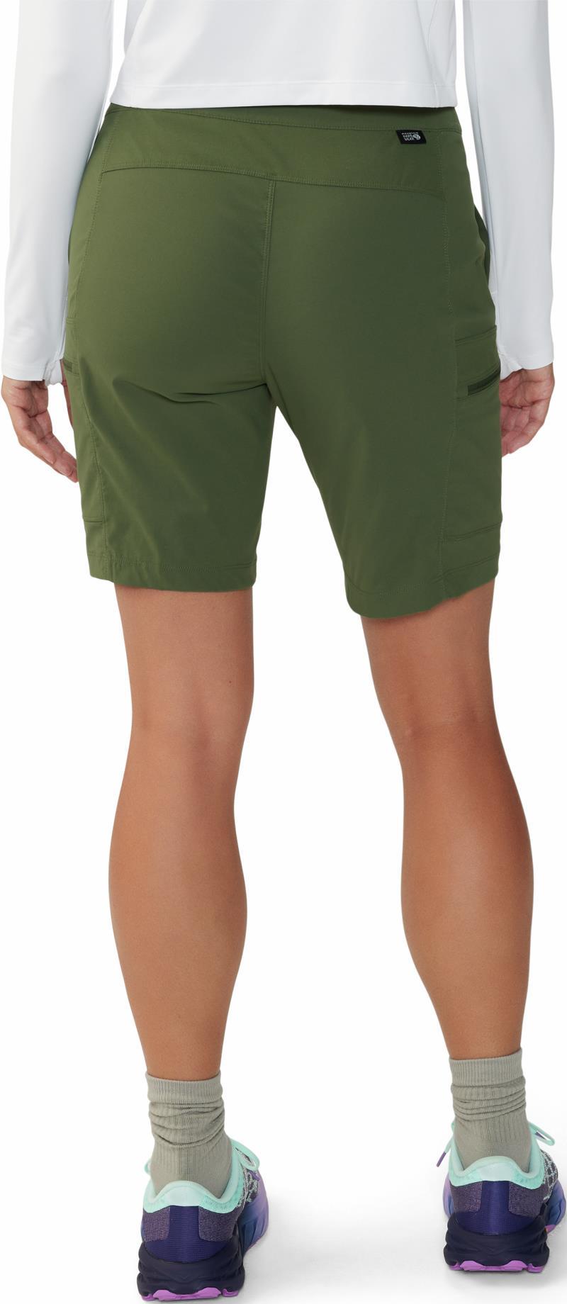 Dynama High Rise Bermuda Shorts, 9" Inseam - Womens - Surplus Green 3