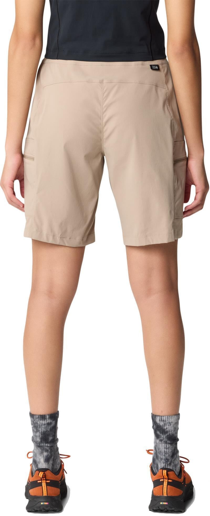 Dynama High Rise Bermudas - Womens - khaki 1