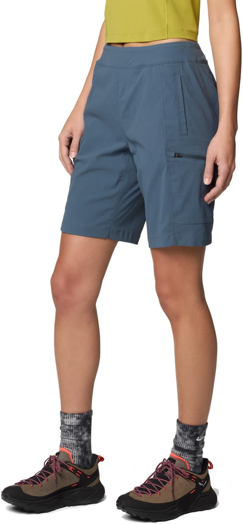 Dynama High Rise Bermudas - Womens - moon blue 1