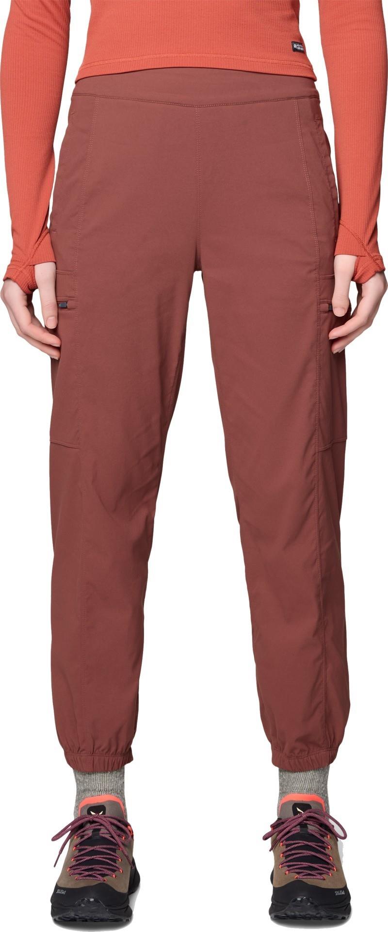 Dynama High Rise Utility Joggers - Womens - bourbon brown 1