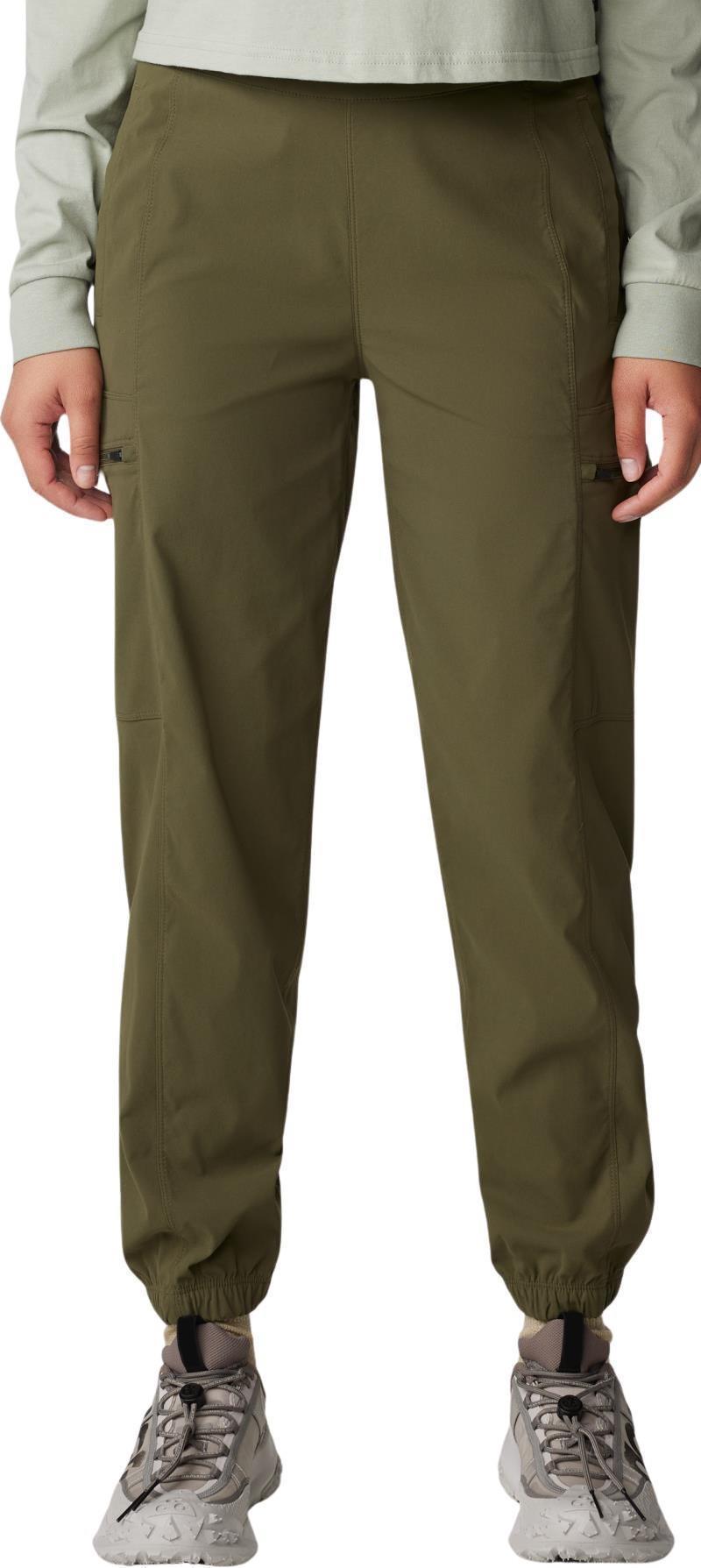 Dynama High Rise Utility Joggers - Womens - dark pine 1