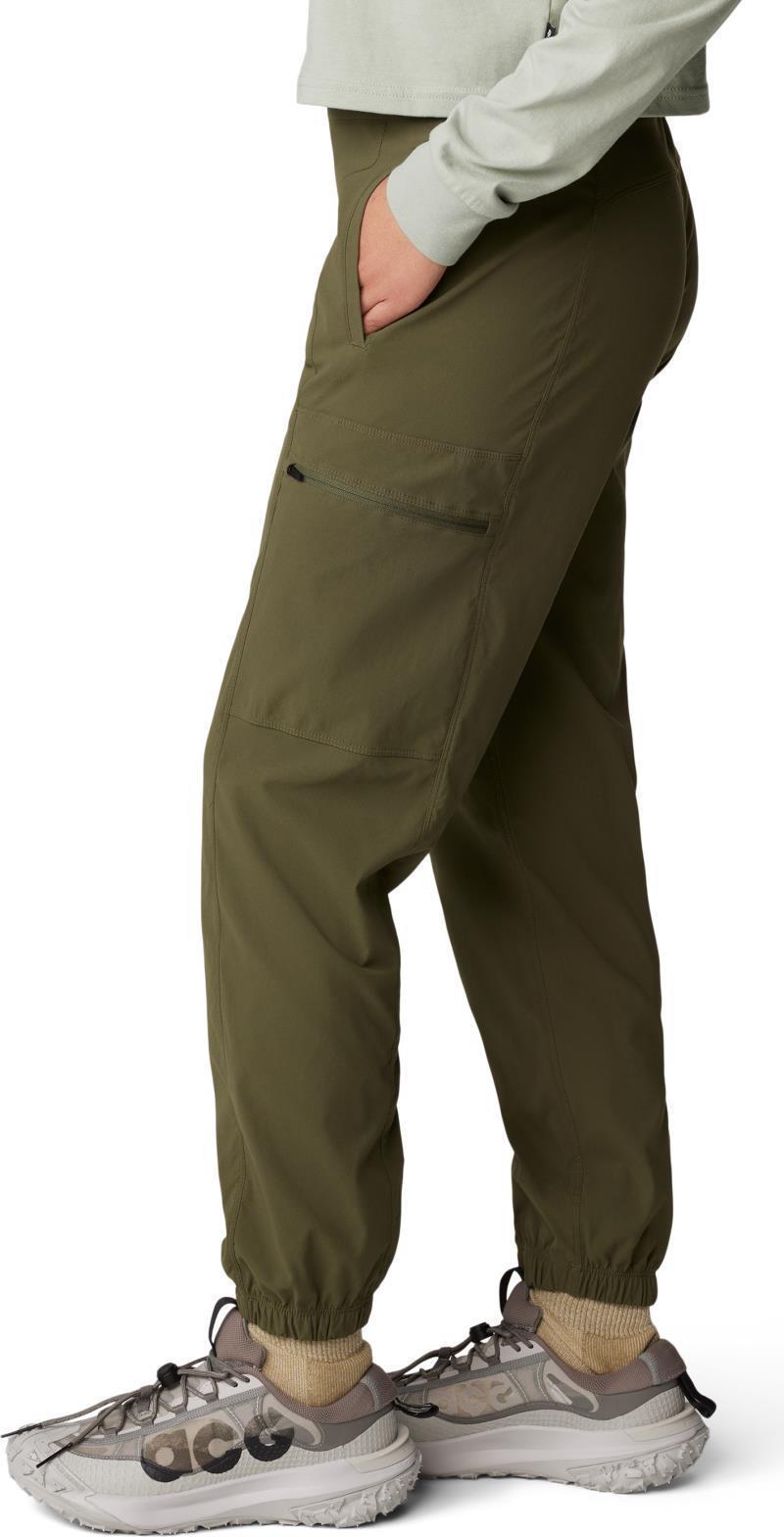 Dynama High Rise Utility Joggers - Womens - dark pine 1