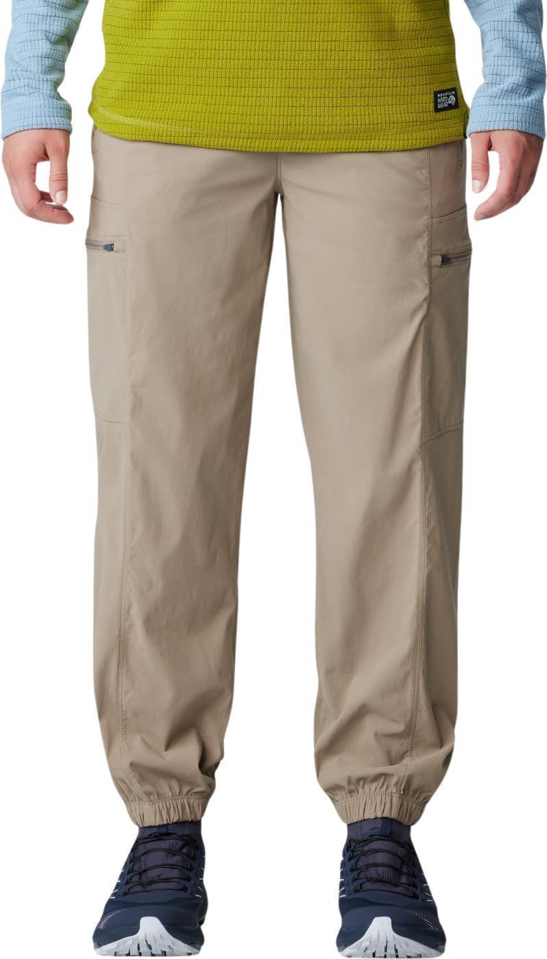 Dynama High Rise Utility Joggers - Womens - khaki 1