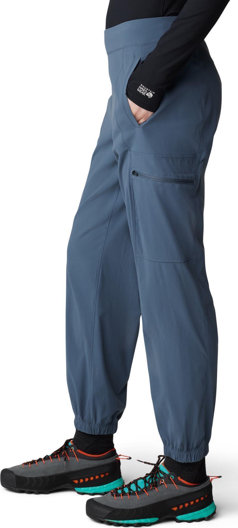 Dynama High Rise Utility Joggers - Womens - moon blue 1