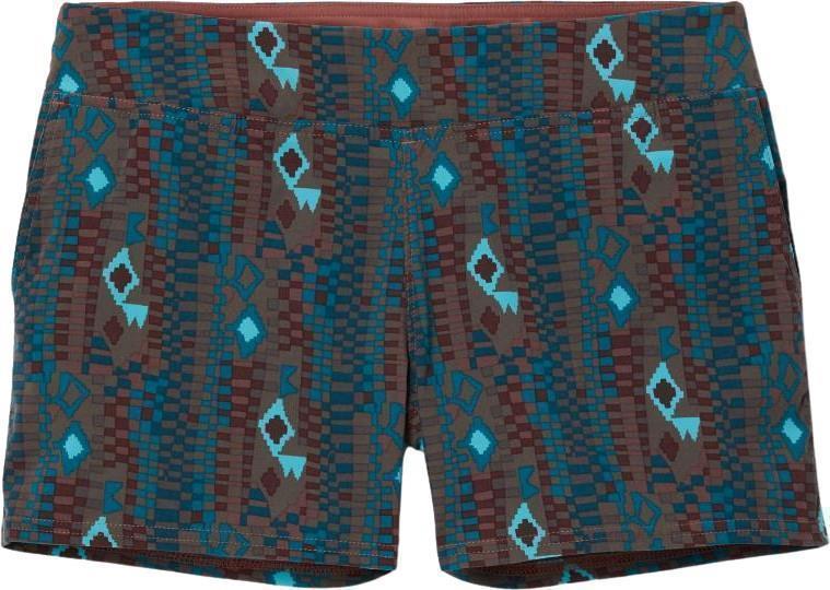 Dynama Pull-On Shorts - Womens - Clay Earth Geos Print 1