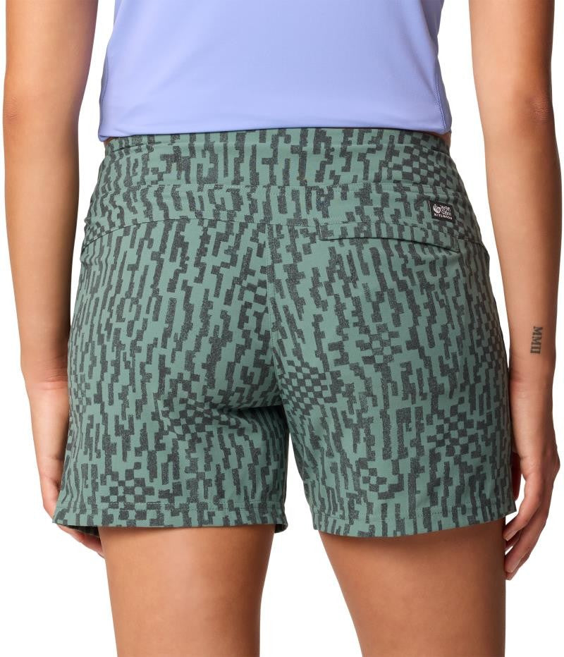 Dynama Shorts - Womens - blue pine digidaze print 1