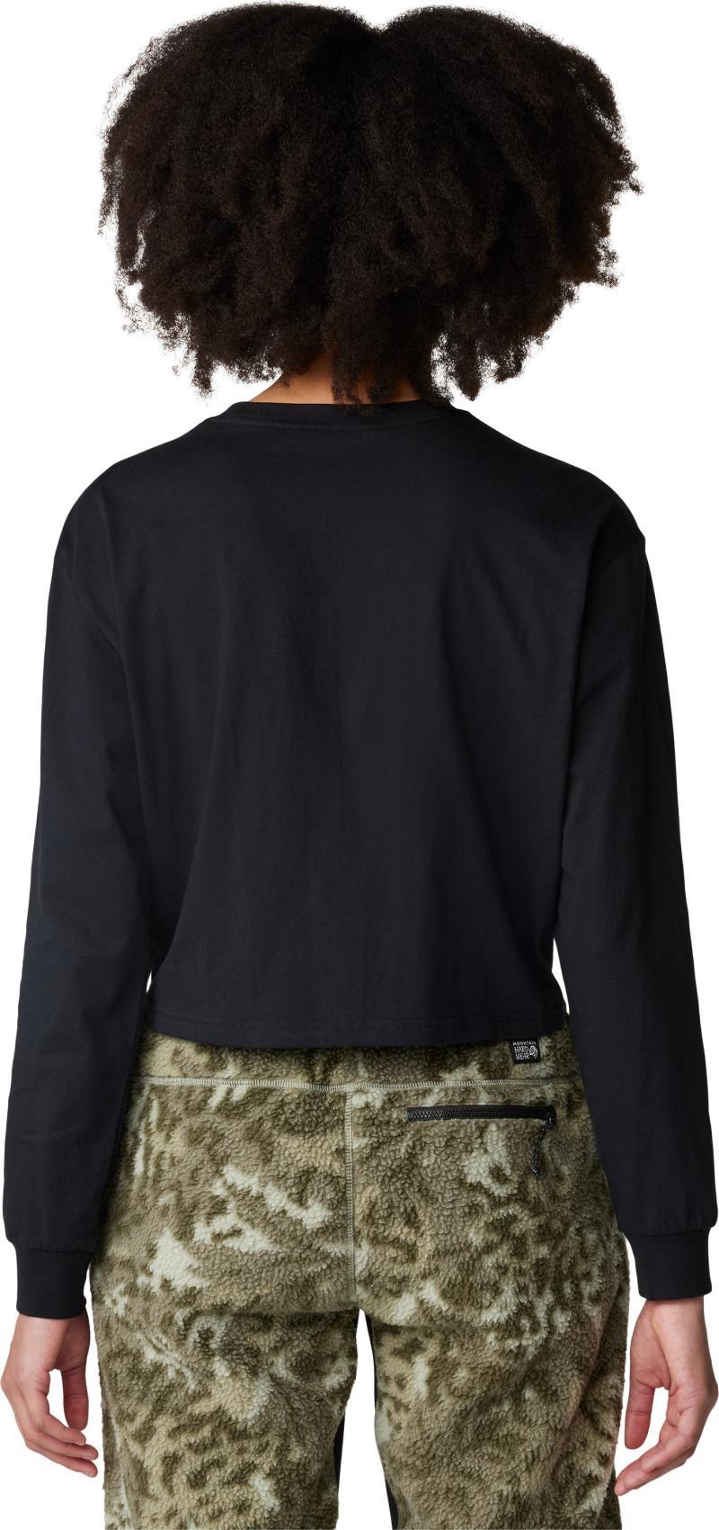 Experiences Boxy Crop LS - Womens - Black 2