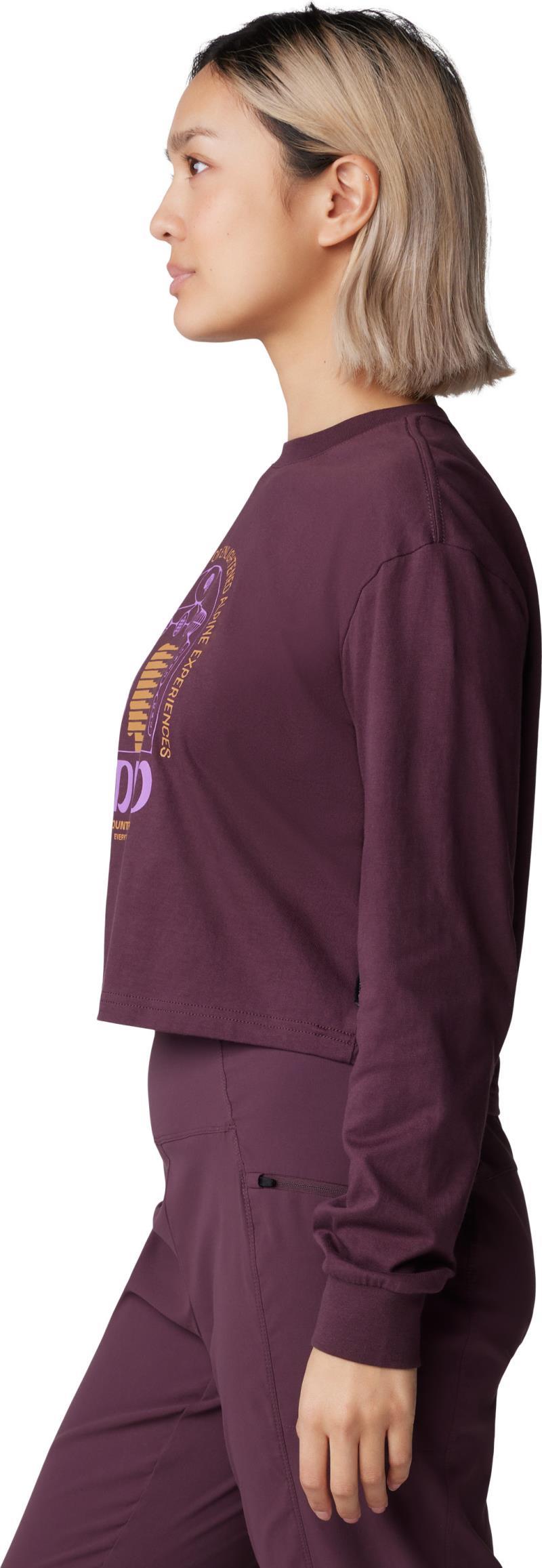 Experiences Boxy Crop LS - Womens - Blackberry 5