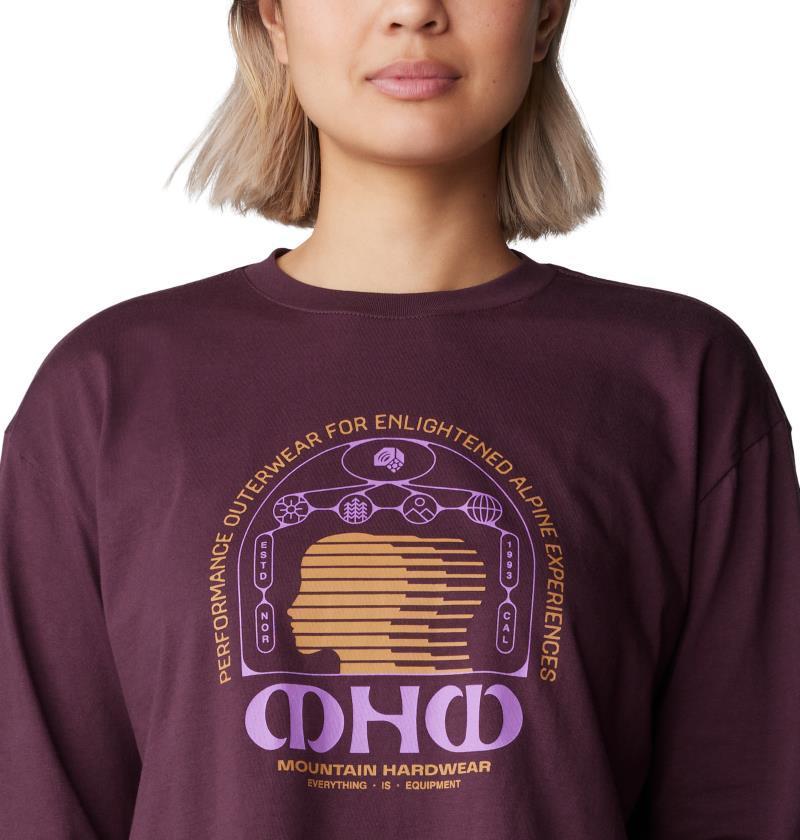 Experiences Boxy Crop LS - Womens - Blackberry 6