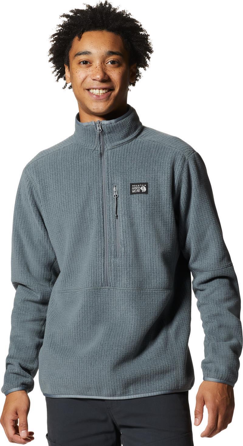 Explore Fleece Half Zip - Mens - Foil Grey 1