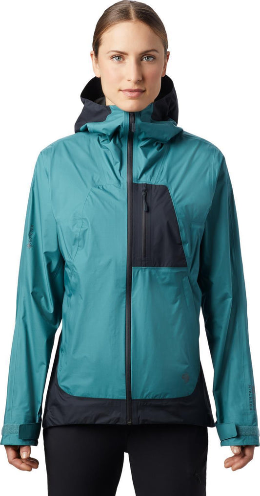 Exposure/2 GTX Paclite Plus Jacket - Womens - Washed Turq 1