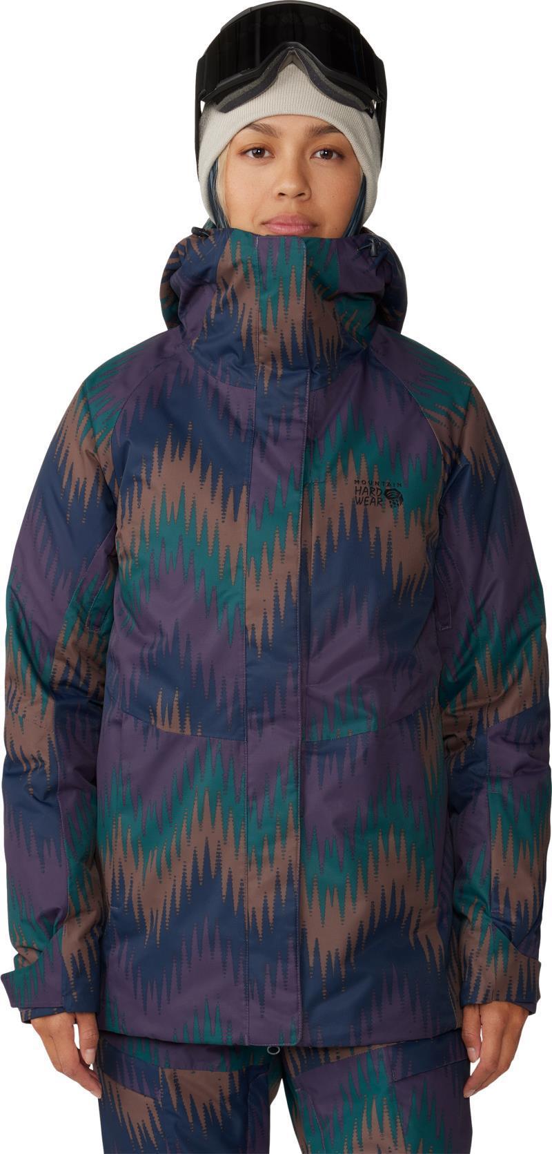 FireFall/2 Insulated Jacket - Womens - Blurple Zig Zag Print 1