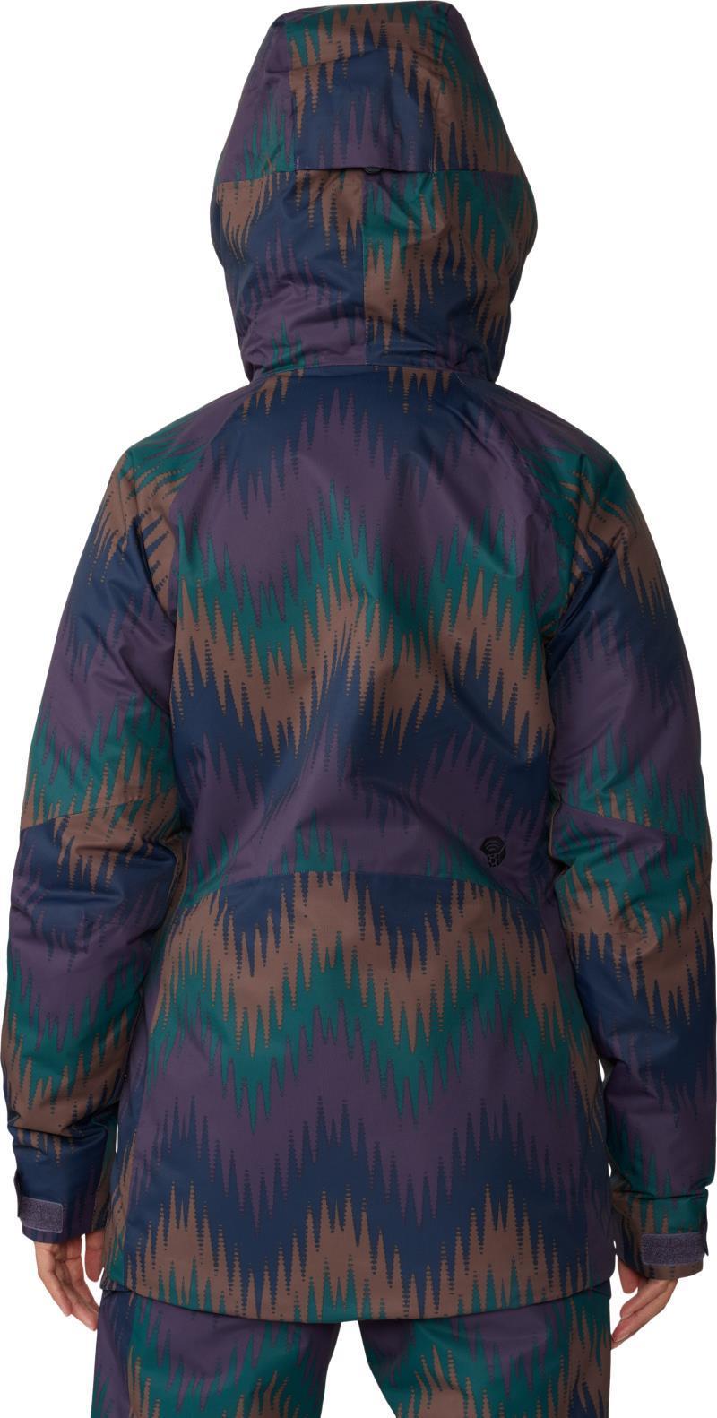 FireFall/2 Insulated Jacket - Womens - Blurple Zig Zag Print 2